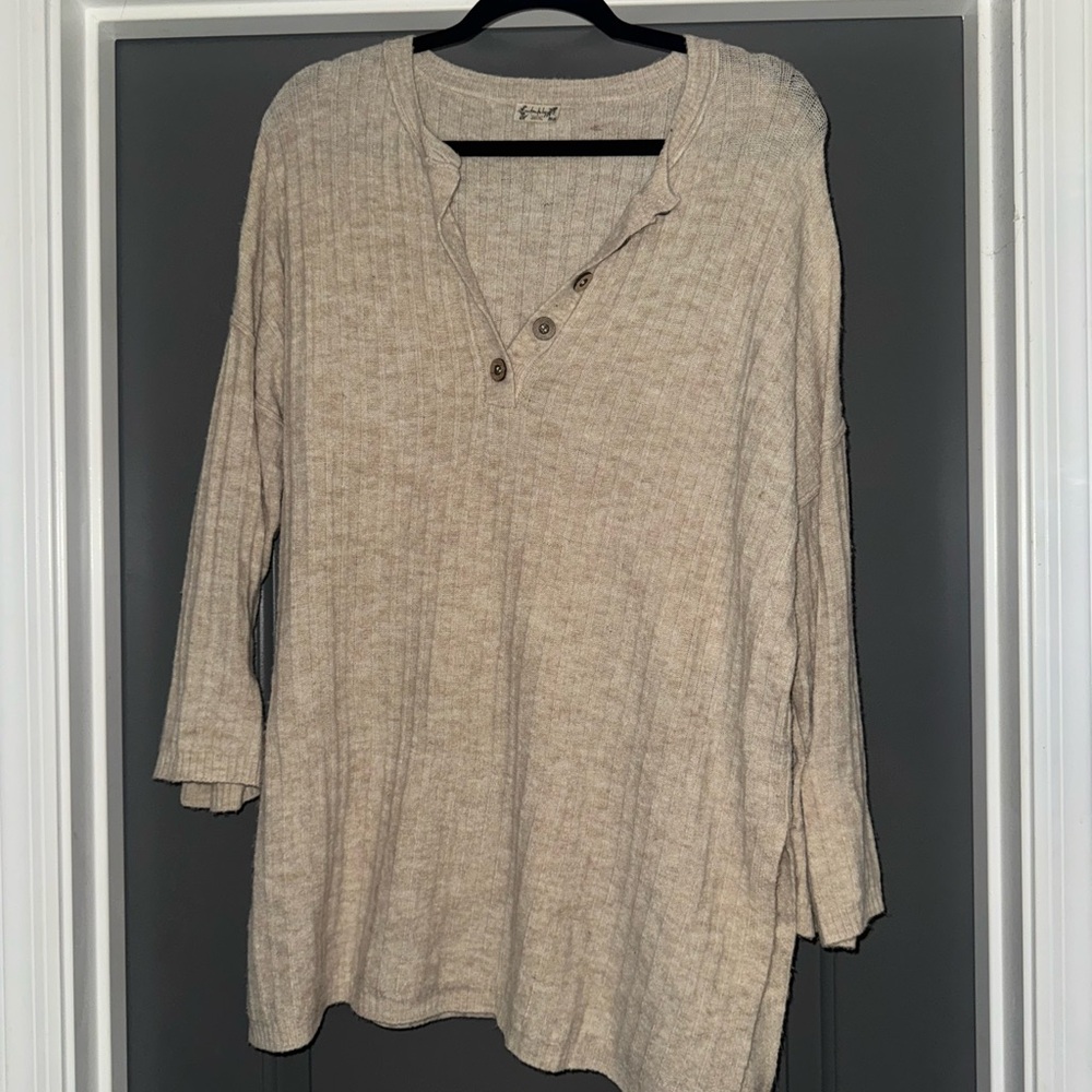 Free People Around The Clock Ribbed-Knit Sweater - Picture 4 of 8